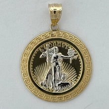 Load image into Gallery viewer, 14KT Gold Liberty Pendant - 2mm Bail, 3.26 Grams, 1.69 Inches.
