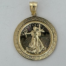 Load image into Gallery viewer, 14KT Gold Liberty Pendant - 2mm Bail, 3.26 Grams, 1.69 Inches.
