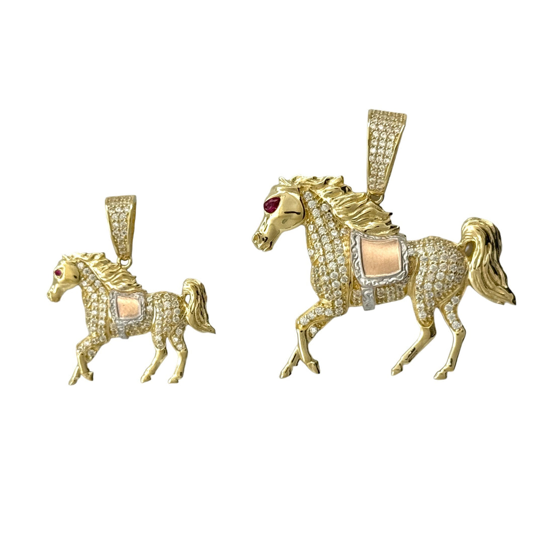 10KT Gold Horse Pendants