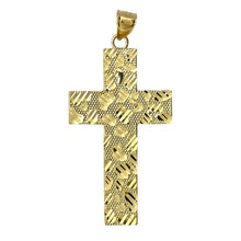 Load image into Gallery viewer, 10kt gold nugget cross pendant wholesale
