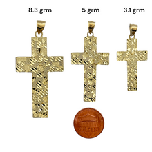 Load image into Gallery viewer, 10kt gold nugget cross pendant wholesale
