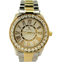 Load image into Gallery viewer, Captain Bling Two-Tone Roman Numeral Dial Watch with Pave Accents
