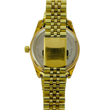 Load image into Gallery viewer, Captain Bling Quartz Masonic Edition:Gold Dial with Diamond-Encrusted Numerals.
