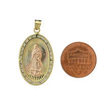 Load image into Gallery viewer, 10KT Virgin Mary Pendant, 2.16g
