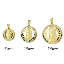 Load image into Gallery viewer, 10KT Virgin Mary Pendants
