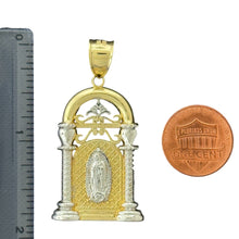 Load image into Gallery viewer, 10KT Virgin Mary Temple Pendant, 5.82g
