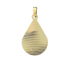 Load image into Gallery viewer, 10KT Tri Color Virgin Mary Pendants, Tear Drop style.
