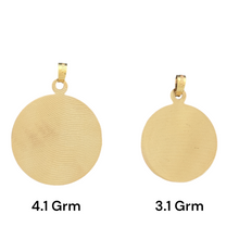 Load image into Gallery viewer, 10KT Tri-Color Gold Round Virgin Mary Pendants
