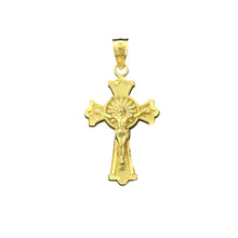 Load image into Gallery viewer, 10KT Gold Crucifix Cross Pendant - 1.73g
