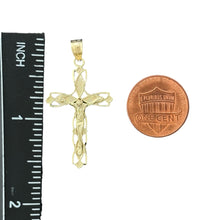 Load image into Gallery viewer, 10KT Gold Crucifix Cross Pendant - 1.6g
