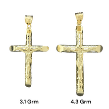 Load image into Gallery viewer, 10KT Gold Crucifix Cross Pendant - 3.1g and 4.3g
