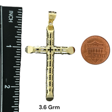 Load image into Gallery viewer, 10KT Gold Cross Pendant - 2.3g and 3.6g
