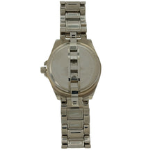 Load image into Gallery viewer, Captain Bling Silver-Tone Pave Dial Watch with Pave Accents
