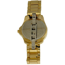 Load image into Gallery viewer, Captain Bling Gold-Tone Spiral Pave Dial Watch with Pave Accents
