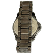 Load image into Gallery viewer, Captain Bling Black-Tone Spiral Pave Dial Watch with Pave Accents
