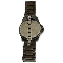 Load image into Gallery viewer, Captain Bling Black-Tone Spiral Pave Dial Watch with Pave Accents
