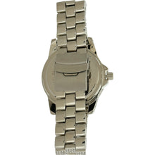 Load image into Gallery viewer, Captain Bling Silver-Tone Textured Pave Dial Watch with Pave Accents
