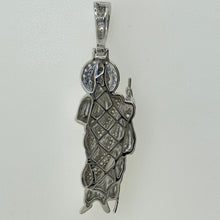 Load image into Gallery viewer, Sterling Silver CZ Saint Jude Pendent
