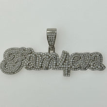 Load image into Gallery viewer, Sterling Silver CZ Fam4eva Pendent
