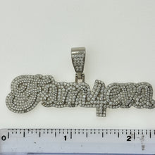 Load image into Gallery viewer, Sterling Silver CZ Fam4eva Pendent
