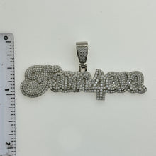 Load image into Gallery viewer, Sterling Silver CZ Fam4eva Pendent
