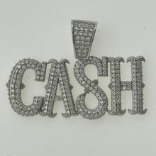 Load image into Gallery viewer, Sterling Silver CZ Cash Pendent
