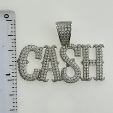 Load image into Gallery viewer, Sterling Silver CZ Cash Pendent
