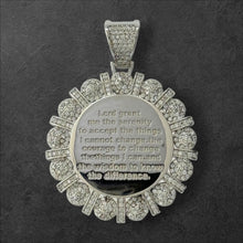 Load image into Gallery viewer, Sterling Silver CZ Quote Pendent
