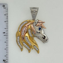 Load image into Gallery viewer, Sterling Silver CZ Unicorn Pendent
