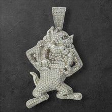 Load image into Gallery viewer, Sterling Silver CZ Cartoon Character Pendent
