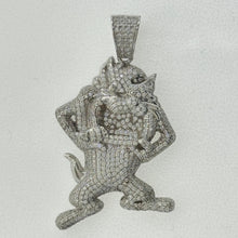 Load image into Gallery viewer, Sterling Silver CZ Cartoon Character Pendent
