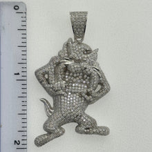 Load image into Gallery viewer, Sterling Silver CZ Cartoon Character Pendent
