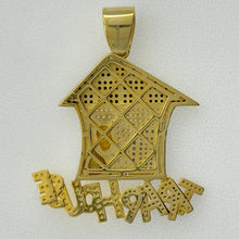 Load image into Gallery viewer, Sterling Silver CZ Trap House Pendent
