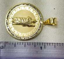 Load image into Gallery viewer, 10KT  Saint JUDE  Real Yellow Gold Pendant, Bail 5.0 mm  2.15 GRM
