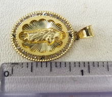 Load image into Gallery viewer, 10KT  Saint JUDE  Real Yellow Gold Pendant, Bail 3.5 mm  1.72 GRM
