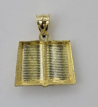 Load image into Gallery viewer, 10KT Bible Real Gold Pendant, Diamond Cut, 5 mm bail , 3 Grm
