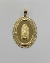 Load image into Gallery viewer, 10KT Virgin Mary real yellow gold Pendant,
