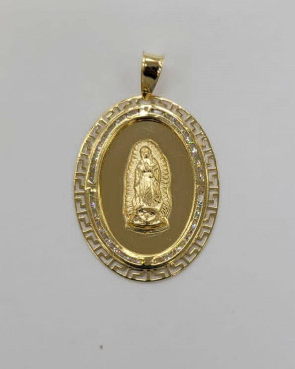 10KT Virgin Mary real yellow gold Pendant,