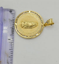 Load image into Gallery viewer, 10KT Virgin Mary real yellow gold,  Pendant,
