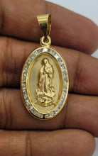 Load image into Gallery viewer, 10KT Virgin Mary real yellow gold Pendant, Brand new
