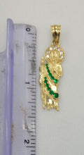 Load image into Gallery viewer, 10KT  Saint JUDE  Real Tricolor Gold Pendant, Bail 5mm 2.46 GRM
