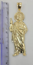 Load image into Gallery viewer, 10KT  Saint JUDE  Real Yellow Gold Pendant, Bail 6mm 14.17 GRM
