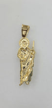 Load image into Gallery viewer, 10KT  Saint JUDE  Real Yellow Gold Pendant, Bail 6mm 5.54 GRM
