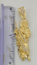 Load image into Gallery viewer, 10KT  Saint JUDE  Real Yellow Gold Pendant, Bail 6mm 5.54 GRM
