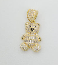 Load image into Gallery viewer, 14KT Teddy Gold Diamond cut Bail 5.5 mm 3.34 GRM
