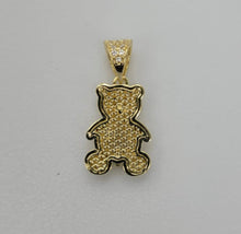 Load image into Gallery viewer, 14KT Teddy Gold Diamond cut Bail 5.5 mm 3.34 GRM
