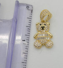 Load image into Gallery viewer, 14KT Teddy Gold Diamond cut Bail 5.5 mm 3.34 GRM
