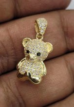 Load image into Gallery viewer, 14KT Teddy Gold Diamond cut Bail 4.5 mm 3.2 GRM
