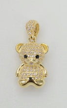 Load image into Gallery viewer, 14KT Teddy Gold Diamond cut Bail 4.5 mm 3.2 GRM
