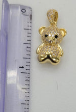 Load image into Gallery viewer, 14KT Teddy Gold Diamond cut Bail 4.5 mm 3.2 GRM
